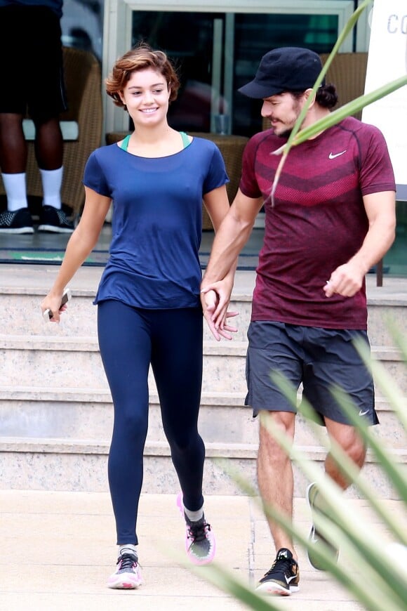 Sophie Charlotte e Daniel de Oliveira têm sido flagrados constantemente deixando juntos uma academia no Rio