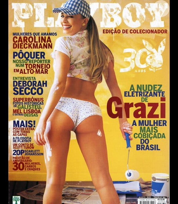 Já Grazi Massafera foi capa da 'Playboy' em agosto de 2005