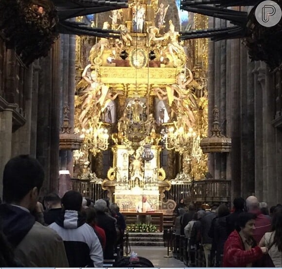 Devota, Ana Maria Braga posta foto de igreja na Espanha
