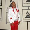 Chris Brown exibiu um look estiloso no 50º Grammy Awards, em Los Angeles, em favereiro de 2008