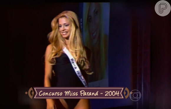 Grazi Massafera venceu o concurso Miss Paraná em 2004