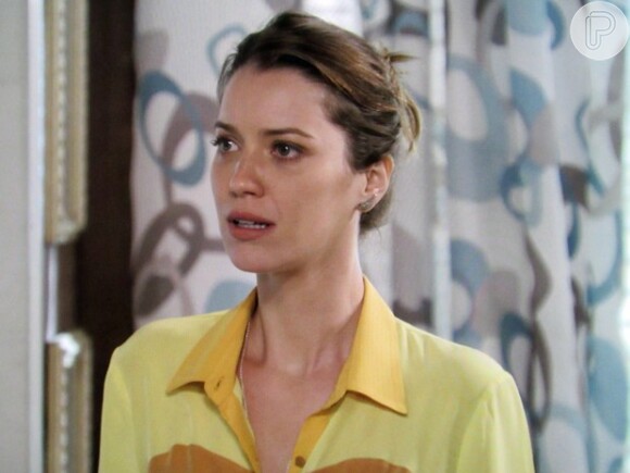 Laura (Nathalia Dill) fica chocada ao descobrir a armação de Marcos (Thiago Lacerda), na novela 'Alto Astral'