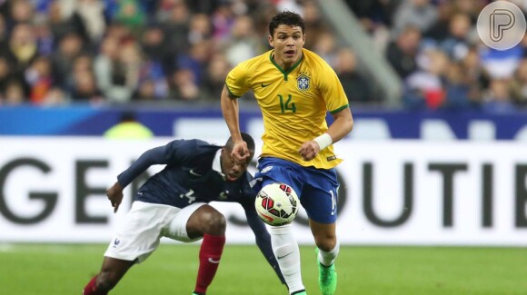 Thiago Silva também se destacou em campo na vitória de virada do Brasil sobre a França