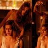 Bélgica (Giovanna Lancelotti) ameaçou entregar a mãe de Gaby (Sophia Abrahão) à polícia e cortou o cabelo da rival, na novela 'Alto Astral'