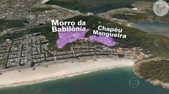 'O Morro da Babilônia tem duas comunidades: a do Morro da Babilônia e Chapéu Mangueira, onde eu morei quando eu tinha 16 anos. Ao todo 4.000 pessoas vivem aqui', continua a atriz