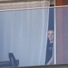 Filho de Madonna, Rocco aparece na janela do hotel Fasano, em Ipanema, na zona sul do Rio, em 30 de novembro de 2012
