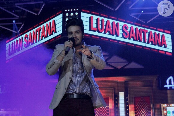 Luan Santana cantou músicas como 'Cantada' e 'Escreve Aí'