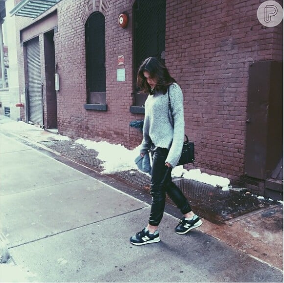 Em Nova York, Bruna Marquezine fez vários registro da viagem e compartilhou em seu Instagram