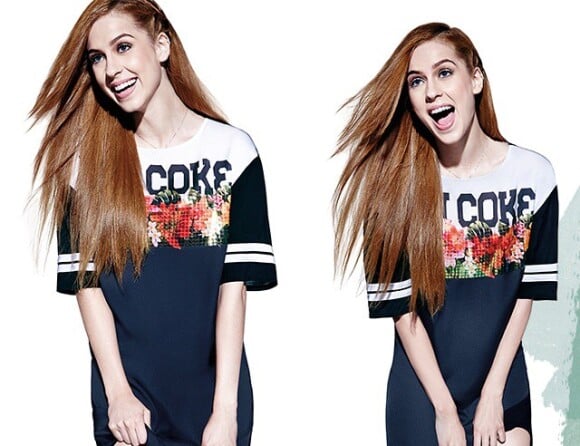 Sophia Abrahão assina uma coleção própria para a marca Coca-Cola Jeans