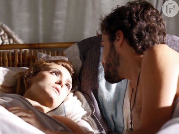 Júlia se declara para Pedrom, na novela 'Sete Vidas': 'Eu te amo muito'