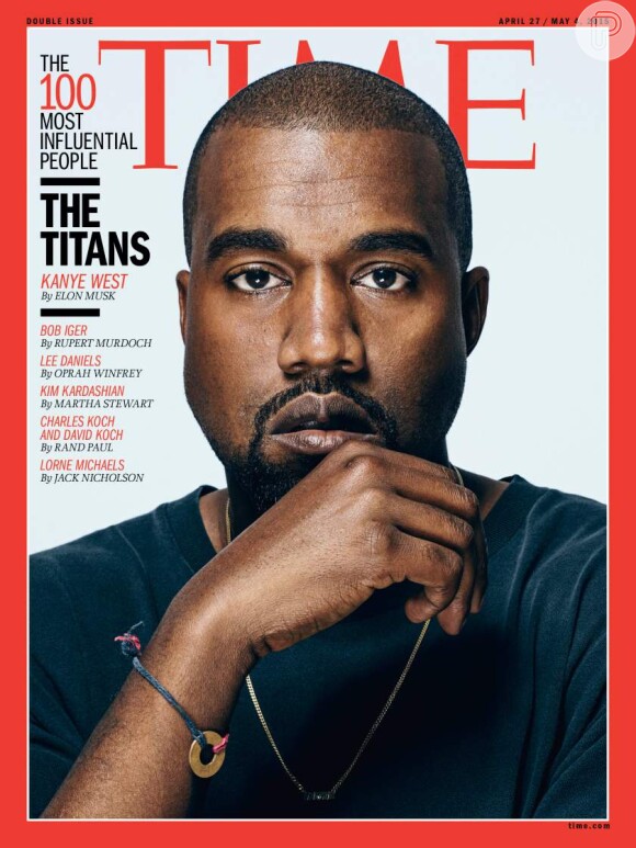 Kanye West estampou a capa da publicação