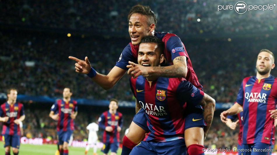 Neymar marca dois gols e garante o Barcelona nas ...