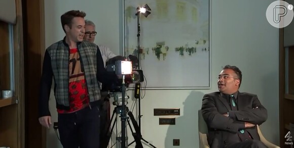 Robert Downey Jr. deixa a entrevista após se irritar com jornalista