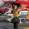 Giovanna Lancellotti, Klebber Toledo e Giovanna Ewbank vão de helicóptero para Tomorrowland, nesta sexta-feira, 1º de maio de 2015