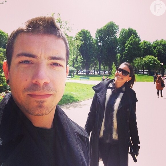 Mariana Rios e Di Ferrero estão de férias na França, em 23 de maio de 2013