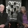 Morgan Freeman dorme durante entrevista ao lado de Michael Cain