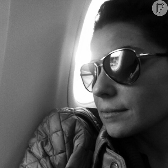 Giovanna Antonelli viaja e não fala seu destino, em 27 de maio de 2013
