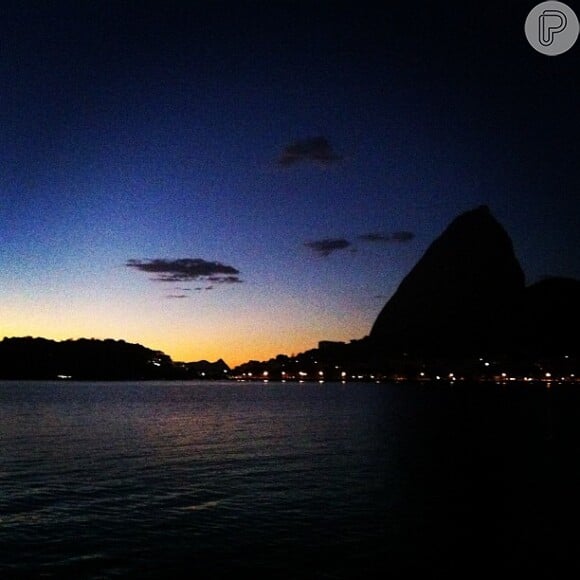 Giovanna Antonelli posta fotos do Rio de Janeiro ainda escuro