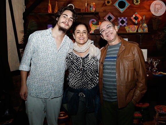 Danilo Mesquita, Soraya Ravenle e Frank Menezes também estiveram presentes e assistiram ao primeiro capítulo da novela 'I Love Paraisópolis'