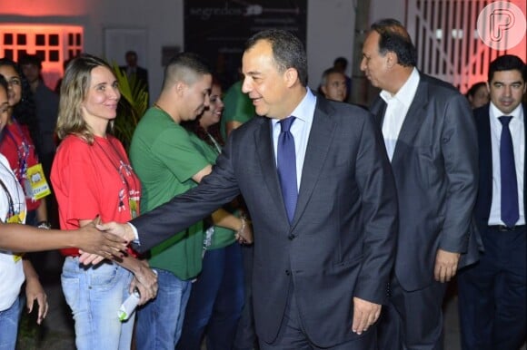 O governador Sérgio Cabral comparece ao evento de comemoração pelos 35 anos do Telecurso