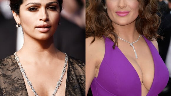 Festival de Cannes 2015: Salma Hayek e Camila Alves apostam em decotes ousados