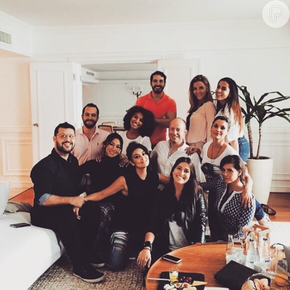 'Ótimo encontro com as primeiras-damas do Instagram Brasil hoje. Muitas boas ideias estão vindo com este grupo', escreveu Charles Porch, Partnerships do Instagram e que reuniu um time de famosas na tarde desta segunda-feira, 18 de maio de 2015 no Rio de Janeiro