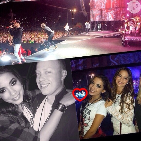 Anitta já havia conhecido Charles Porch, social media do One Direction, durante festa da banda em maio de 2014, no Brasil. Na ocasião, Bruna Marquezine também estava presente