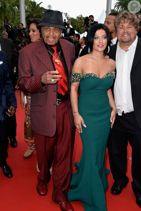 Joe Jackson, pai do cantor Michael Jackson, no 7º dia do Festival de Cannes, nesta terça-feira, 19 de maio de 2015