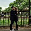 Sophia Abrahão e Sergio Malheiros estão no maior clima de romance. O casal foi clicado aos beijos durante uma viagem para Nova York e o artista publicou a foto em seu Instagram