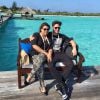 Preta Gil e Rodrigo Godoy chegaram às Ilhas Maldivas, no último sábado, 16 de maio de 2015, e desde então têm mostrado os detalhes da viagem romântica