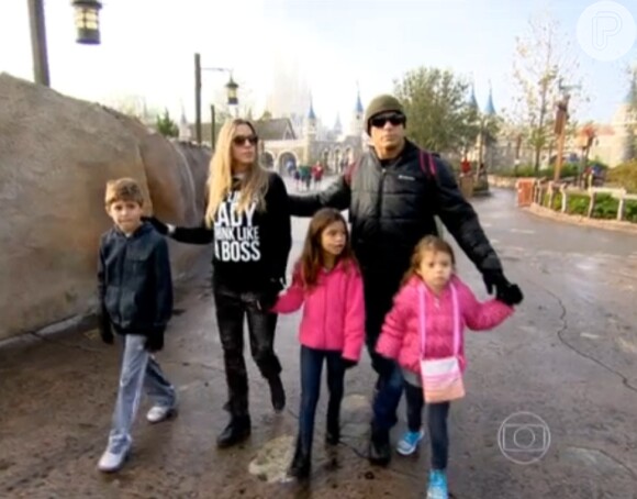 Vitor Belfort e Joana Prado são pais de Davi, Vitoria e Kyara