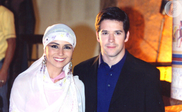 Murilo Benício e Giovanna Antonelli se conheceram durante as gravações de 'O Clone' (2001)