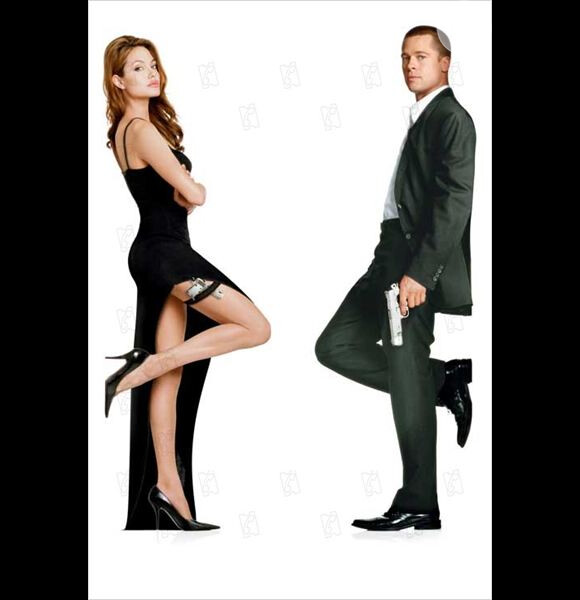 Brad Pitt e Angelina Jolie, casados desde 2014, se conheceram quando filmaram 'Sr. e Sra. Smith' em 2005, e engataram o romance do filme