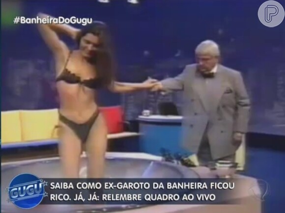 A modelo Luiza Ambiel relembrou a vez em que participou do programa 'Jô Soares Onze e Meia', que ia ao ar no SBT