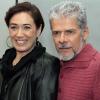 Lília Cabral e José Mayer lançam 'Saramandaia' em entrevista coletiva no Projac, junto com o autor, equipe e parte do elenco da trama, em 4 de junho de 2013