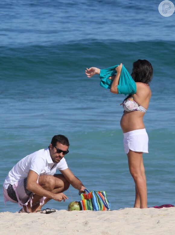 Ricardo Pereira confirmou a segunda gravidez de Francisa Pinto no dia 8 de maio de 2013, pelo Twitter