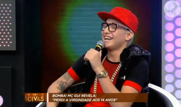 Mc Gui fez revelações durante participação no programa 'Chega Mais', na Rede TV!