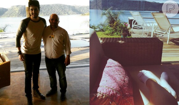 Luan Santana e a blogueira Flavia Pavanelli foram clicados no mesmo hotel e as fãs do cantor já apostam em um namoro entre os dois