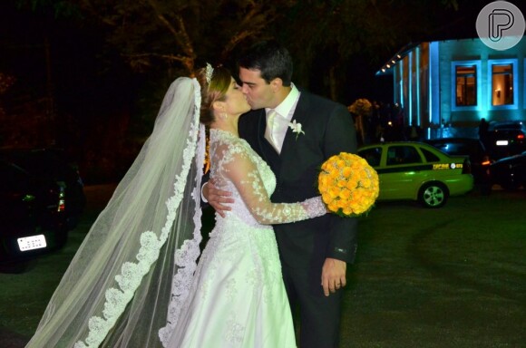 Delfino fez o pedido de casamento na manhã do dia 31 de dezembro de 2012