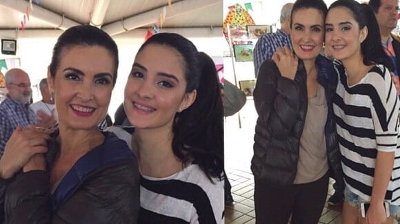 Fátima Bernardes e a filha Laura impressionam fãs com semelhança: 'Cara da mãe'