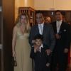Nahim foi um dos padrinhos do casamento da cantora Neném com Thais Baptista, nesta segunda-feira, 6 de julho de 2015, em São Paulo