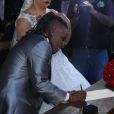 Casamento da cantora Neném com Thais Baptista, nesta segunda-feira, 6 de julho de 2015, em São Paulo