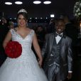 Casamento da cantora Neném com Thais Baptista, nesta segunda-feira, 6 de julho de 2015, em São Paulo