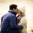 Felipe (Michel Noher) se declarou e beijou Júlia (Isabelle Drummond) na Patagônia, na novela 'Sete Vidas'