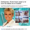 Alguns site internacionais comentaram a postagem de Xuxa. Como foi o caso do site "Latina.pe" portal peruano da rede de televisão que leva o mesmo nome