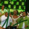 Cris Vianna sambou muito na gravação da vinheta de carnaval 2013 da Globo