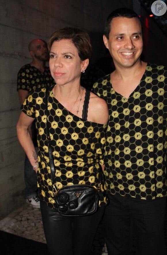 Astrid Fontenelle e o marido, Fausto Franco, foram ao segundo show da Madonna, em São Paulo