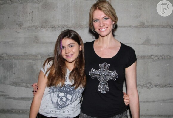 Carla Vigh com a filha, Sofia, marcam presença no segundo show da Madonna, em São Paulo