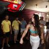 Carol Castro exibe boa forma durante pool party promovida na casa do ex-lutador Mike Tyson, em Las Vegas, nos Estados Unidos