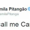 Camila Pitanga brincou ao pedir para ser chamada de Pitangão